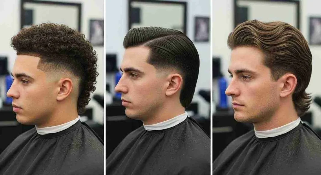 Burst Fade Mullet