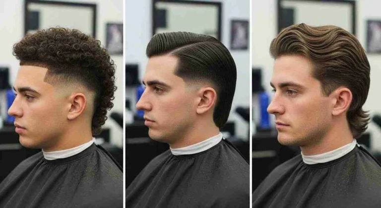 Burst Fade Mullet
