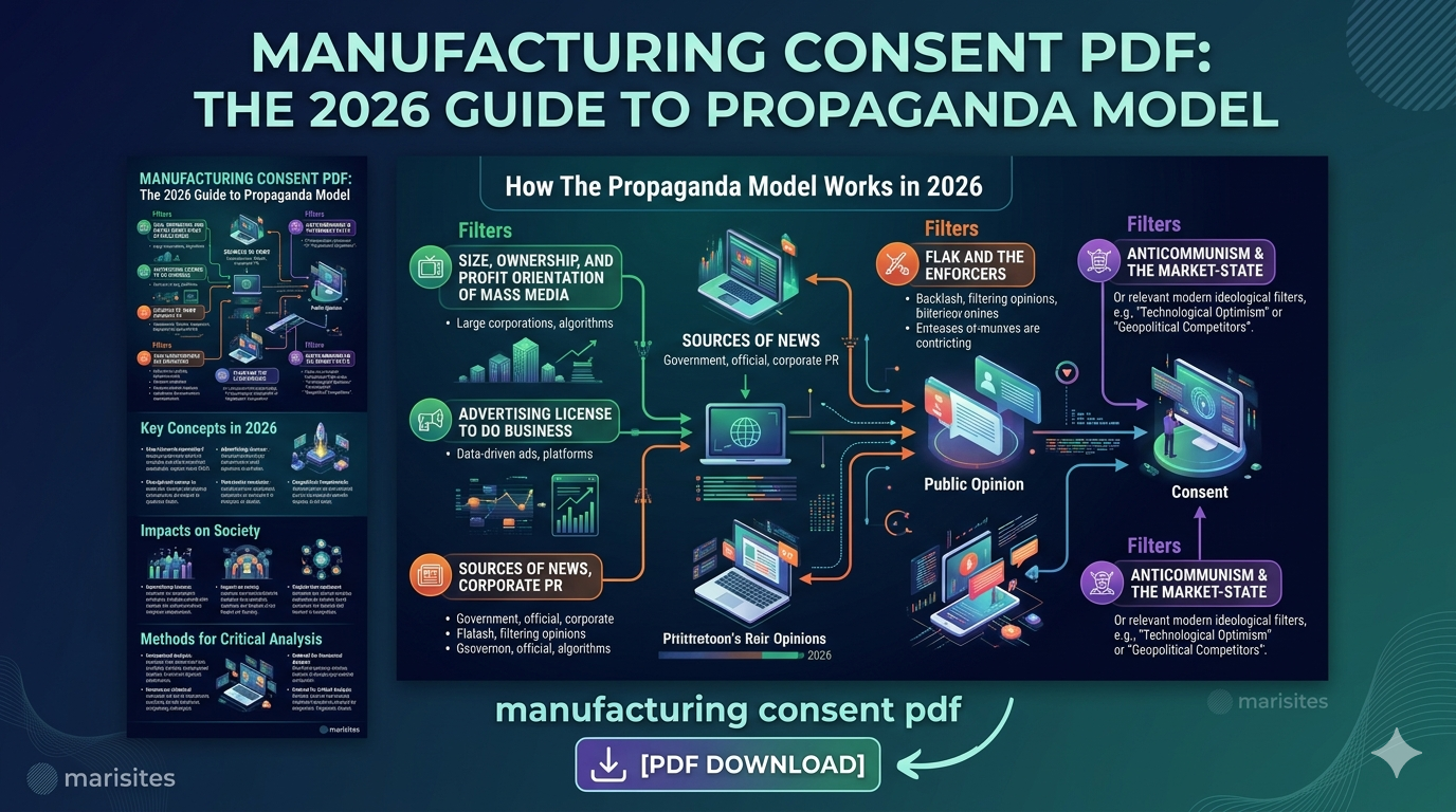 Manufacturing Consent PDF: The 2026 Guide to Propaganda Model